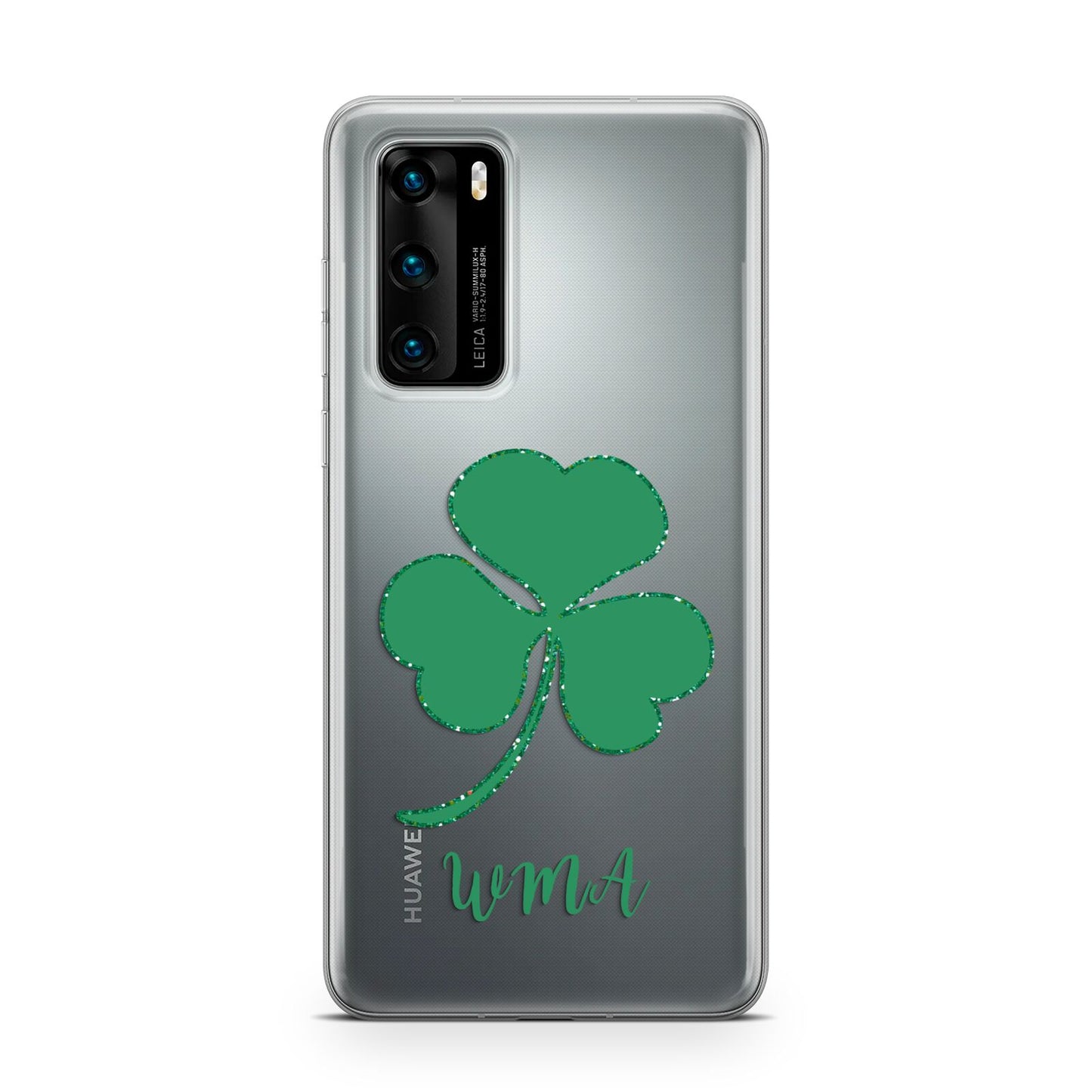 Initialled Shamrock Custom Huawei P40 Phone Case