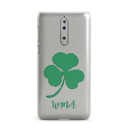 Initialled Shamrock Custom Nokia Case