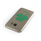 Initialled Shamrock Custom Samsung Galaxy Case Front Close Up