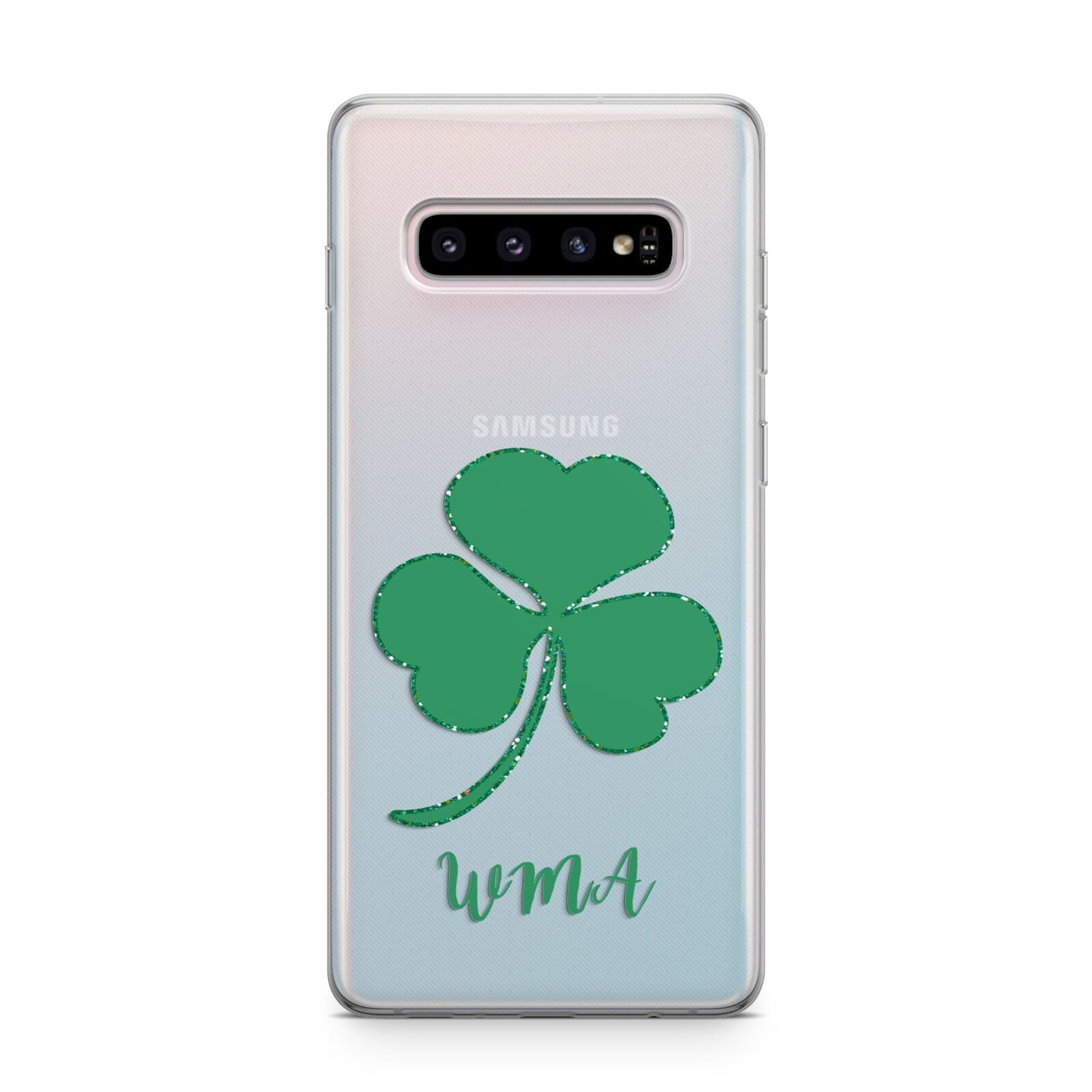 Initialled Shamrock Custom Samsung Galaxy S10 Plus Case