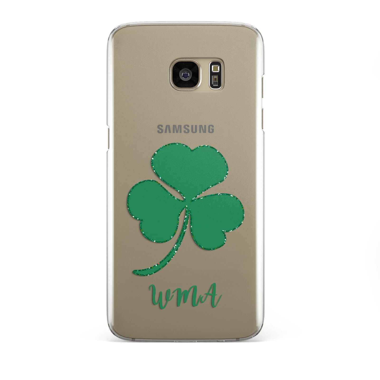 Initialled Shamrock Custom Samsung Galaxy S7 Edge Case