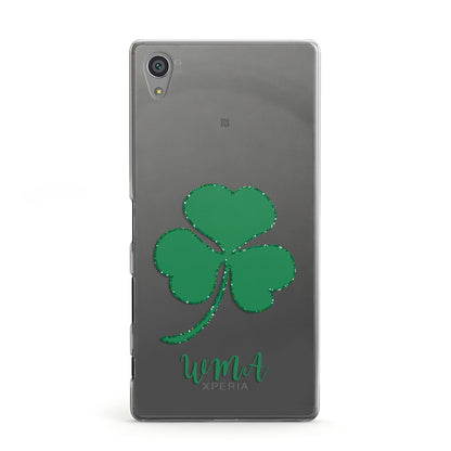 Initialled Shamrock Custom Sony Xperia Case