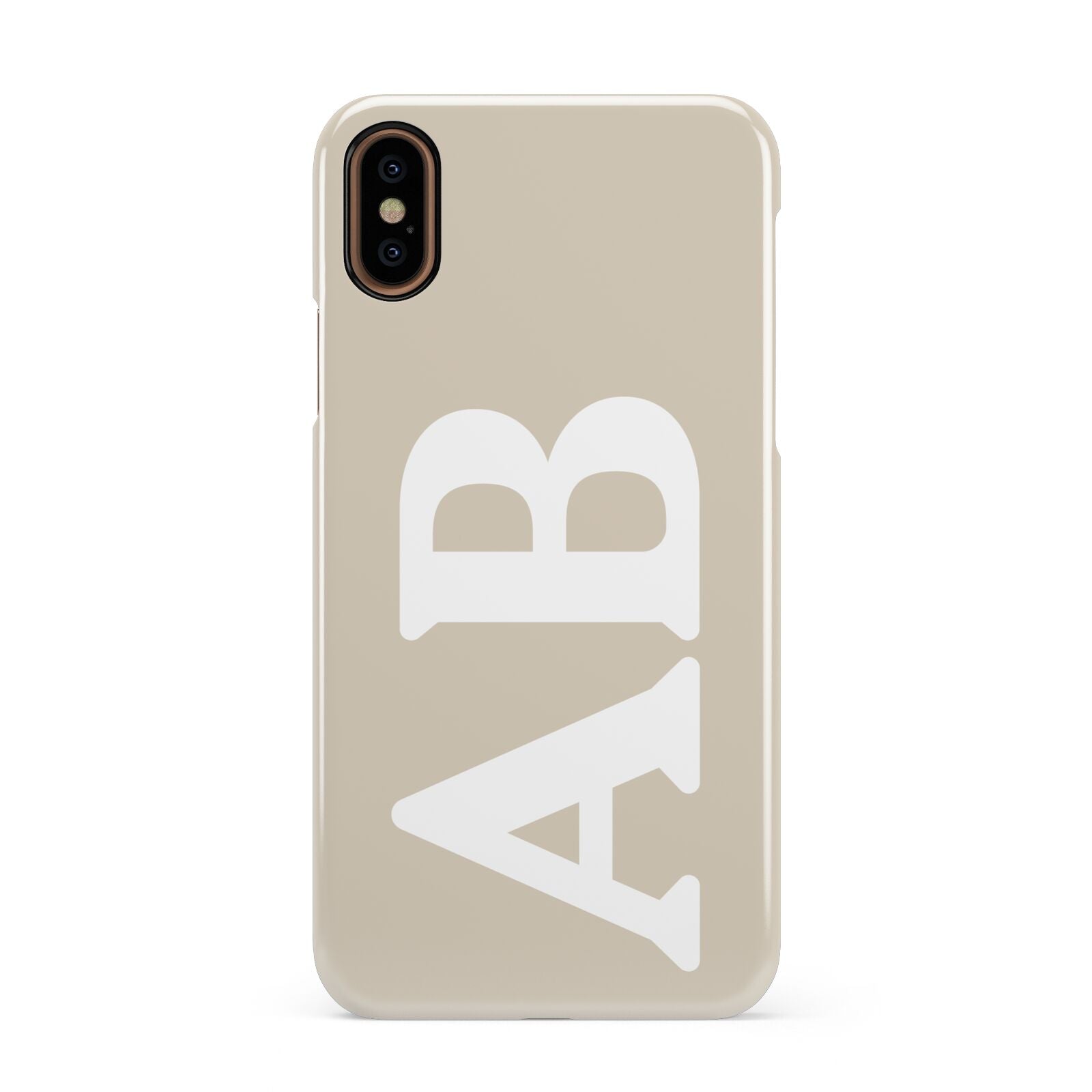 Initials Apple iPhone XS 3D Snap Case