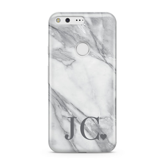 Initials Love Heart Google Pixel Case