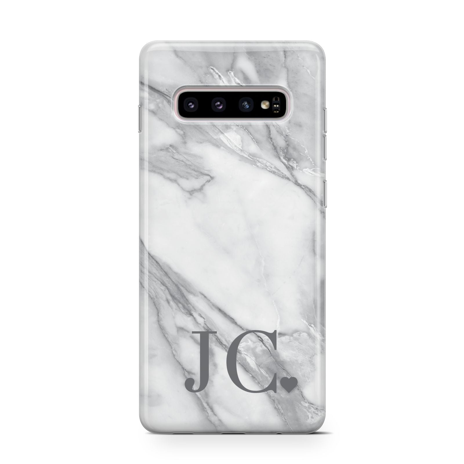 Initials Love Heart Samsung Galaxy S10 Case