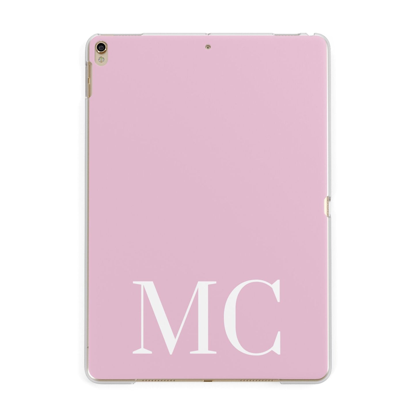 Initials Personalised 2 Apple iPad Gold Case