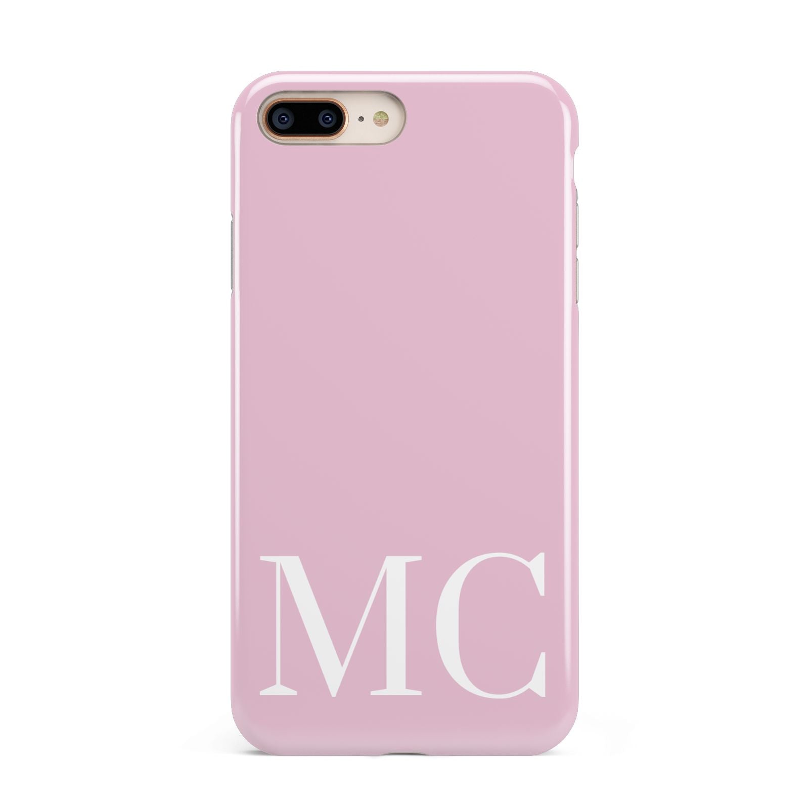 Initials Personalised 2 Apple iPhone 7 8 Plus 3D Tough Case