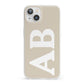 Initials iPhone 13 Clear Bumper Case