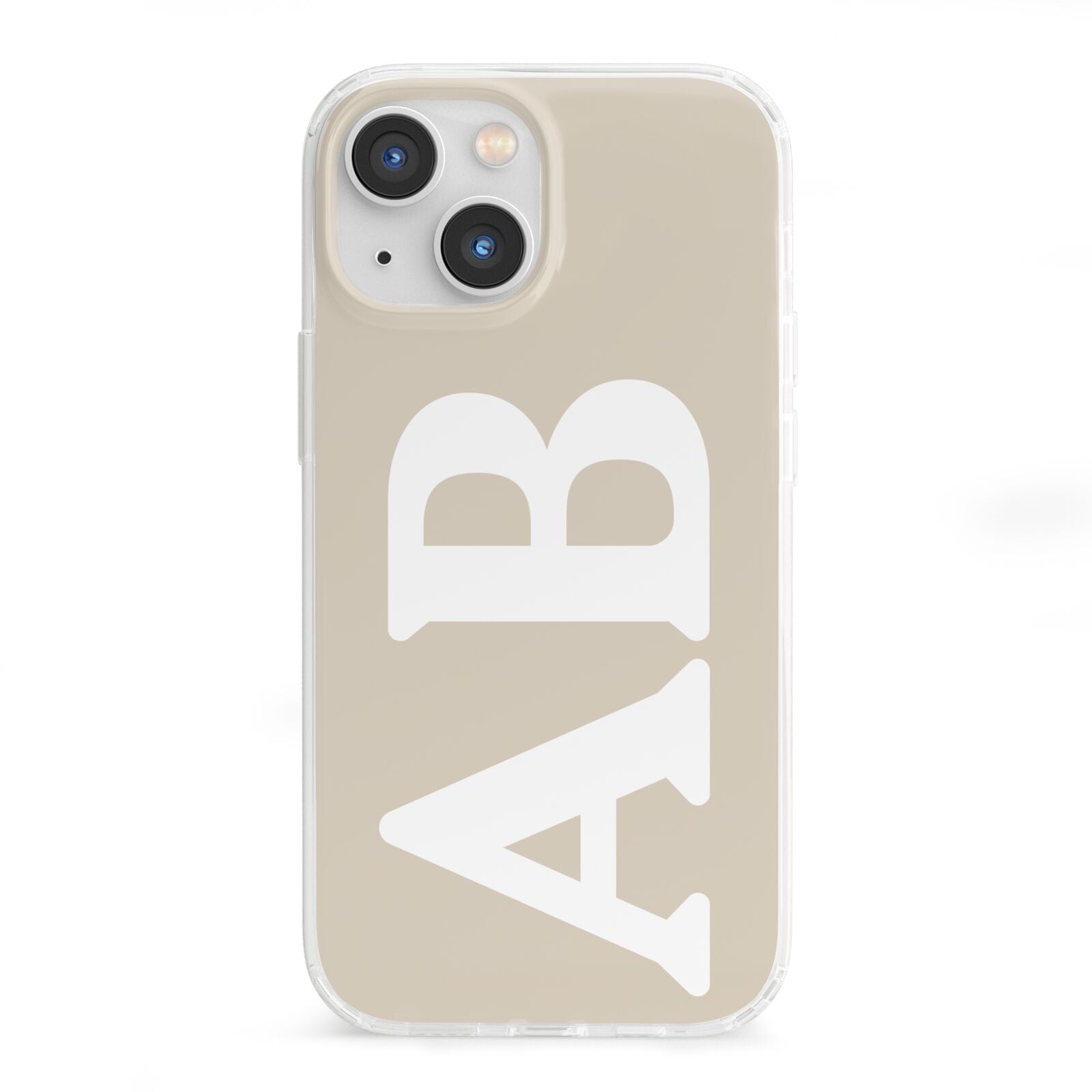 Initials iPhone 13 Mini Clear Bumper Case