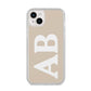 Initials iPhone 14 Plus Clear Tough Case Starlight