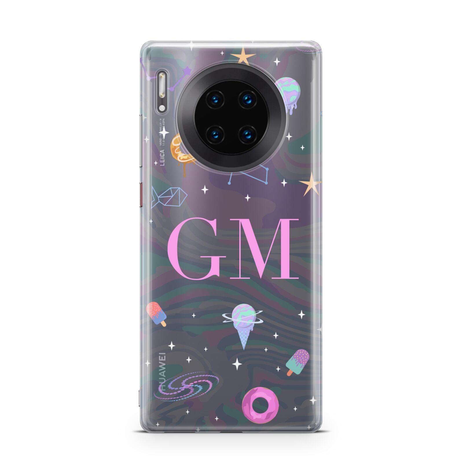 Inky Galactic Scene Personalised Initials Huawei Mate 30 Pro Phone Case