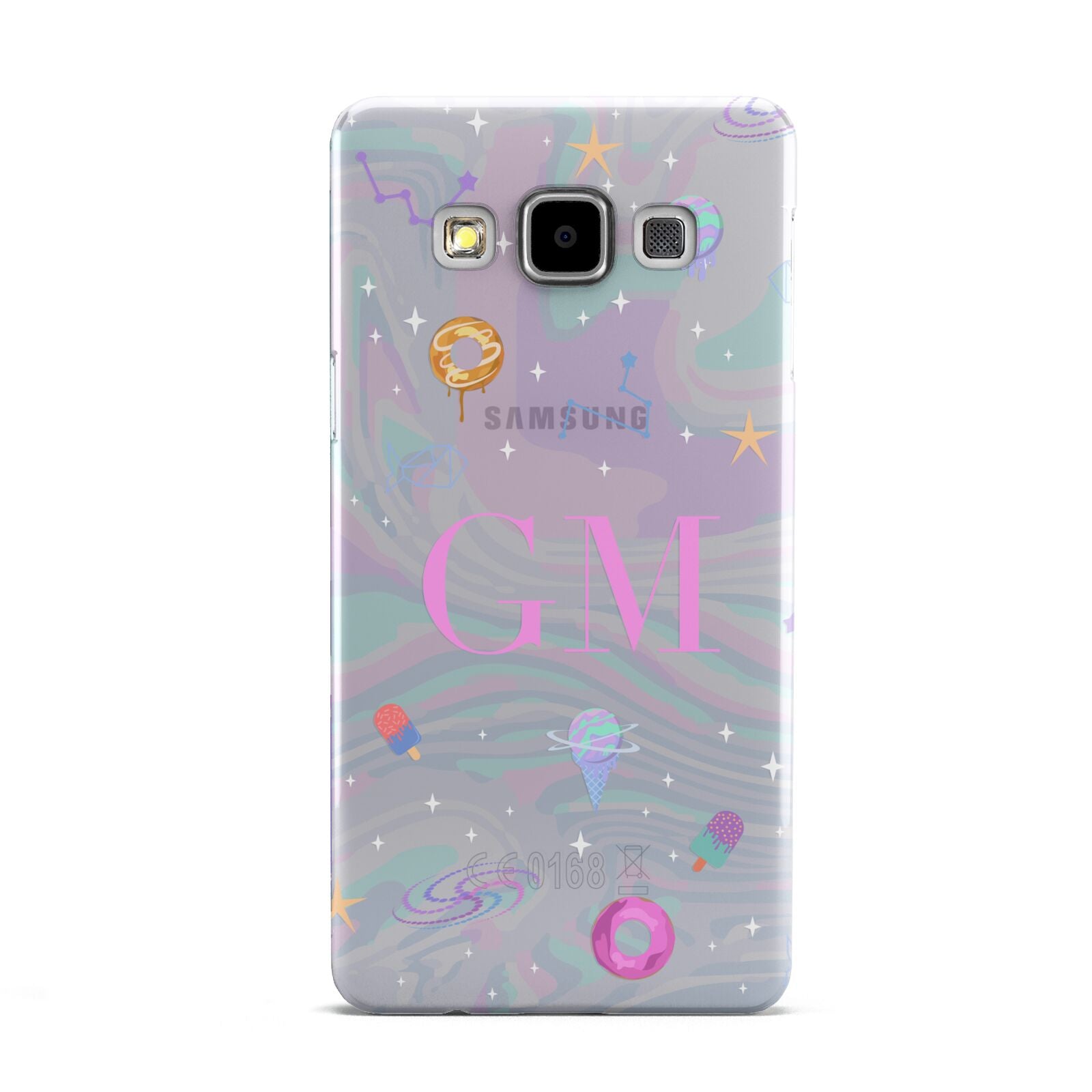 Inky Galactic Scene Personalised Initials Samsung Galaxy A5 Case