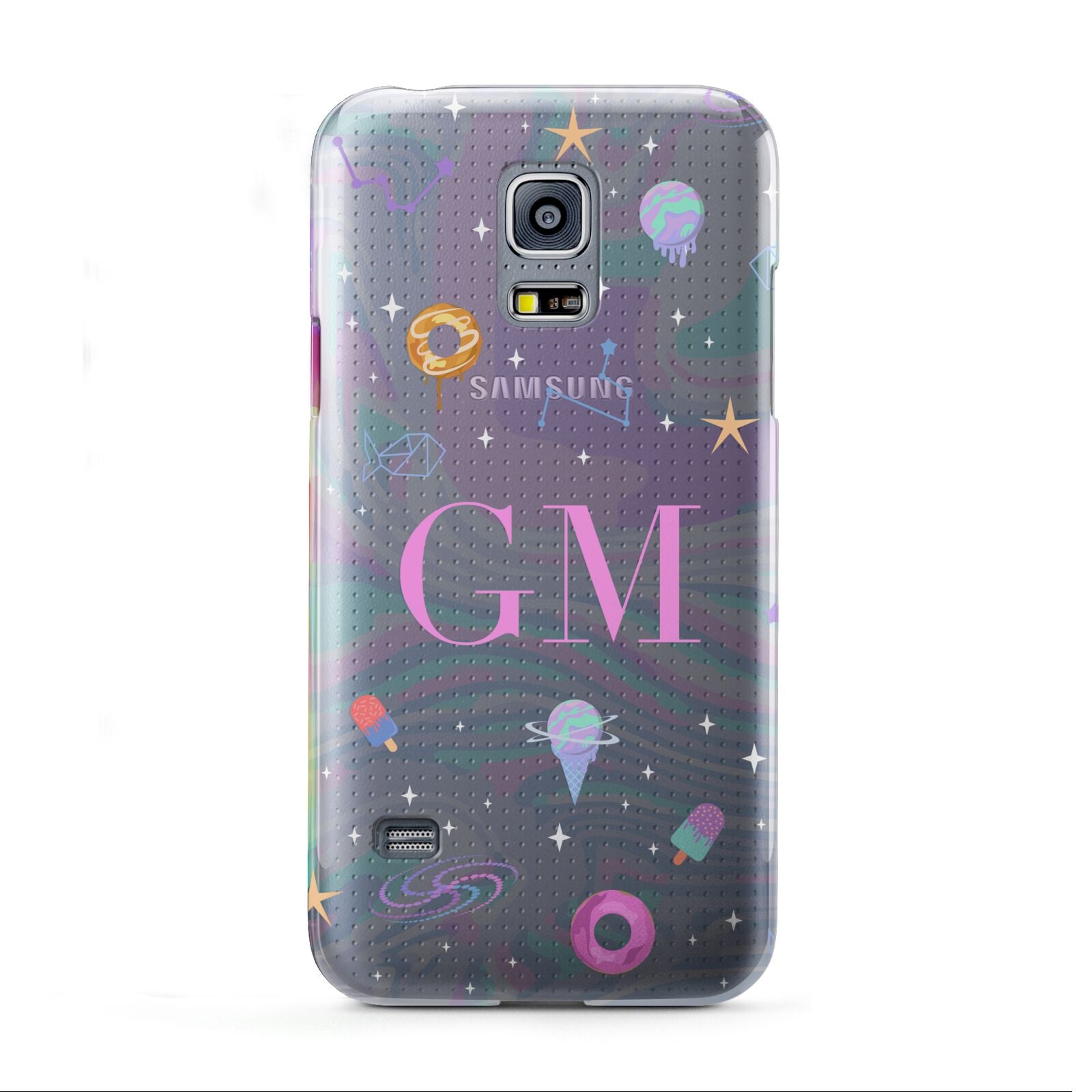 Inky Galactic Scene Personalised Initials Samsung Galaxy S5 Mini Case