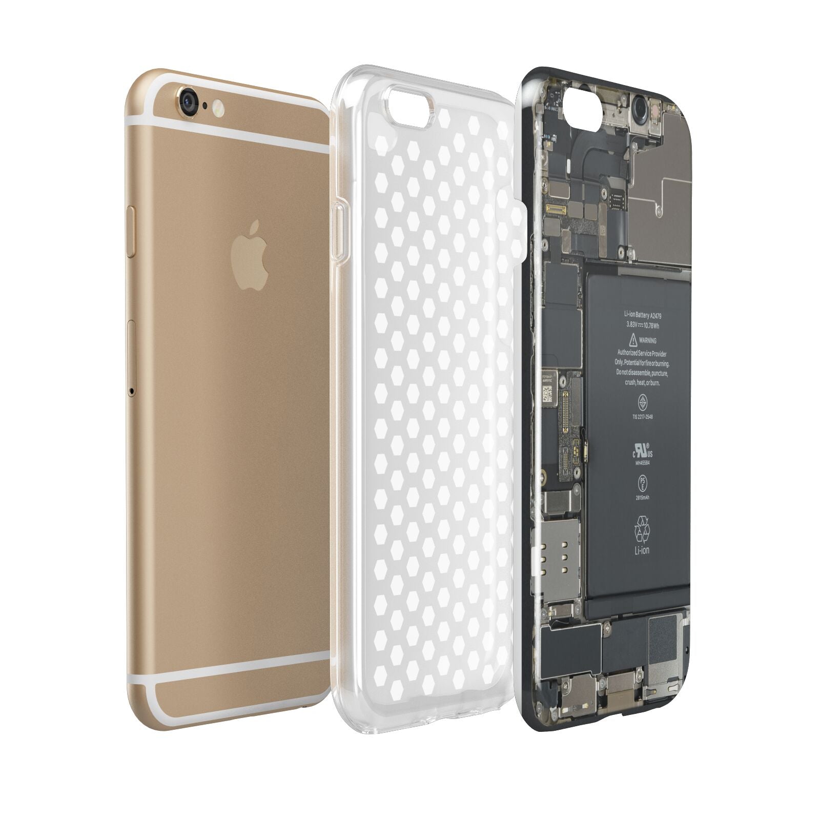 Internal Parts Apple iPhone 6 3D Tough Case Expanded view