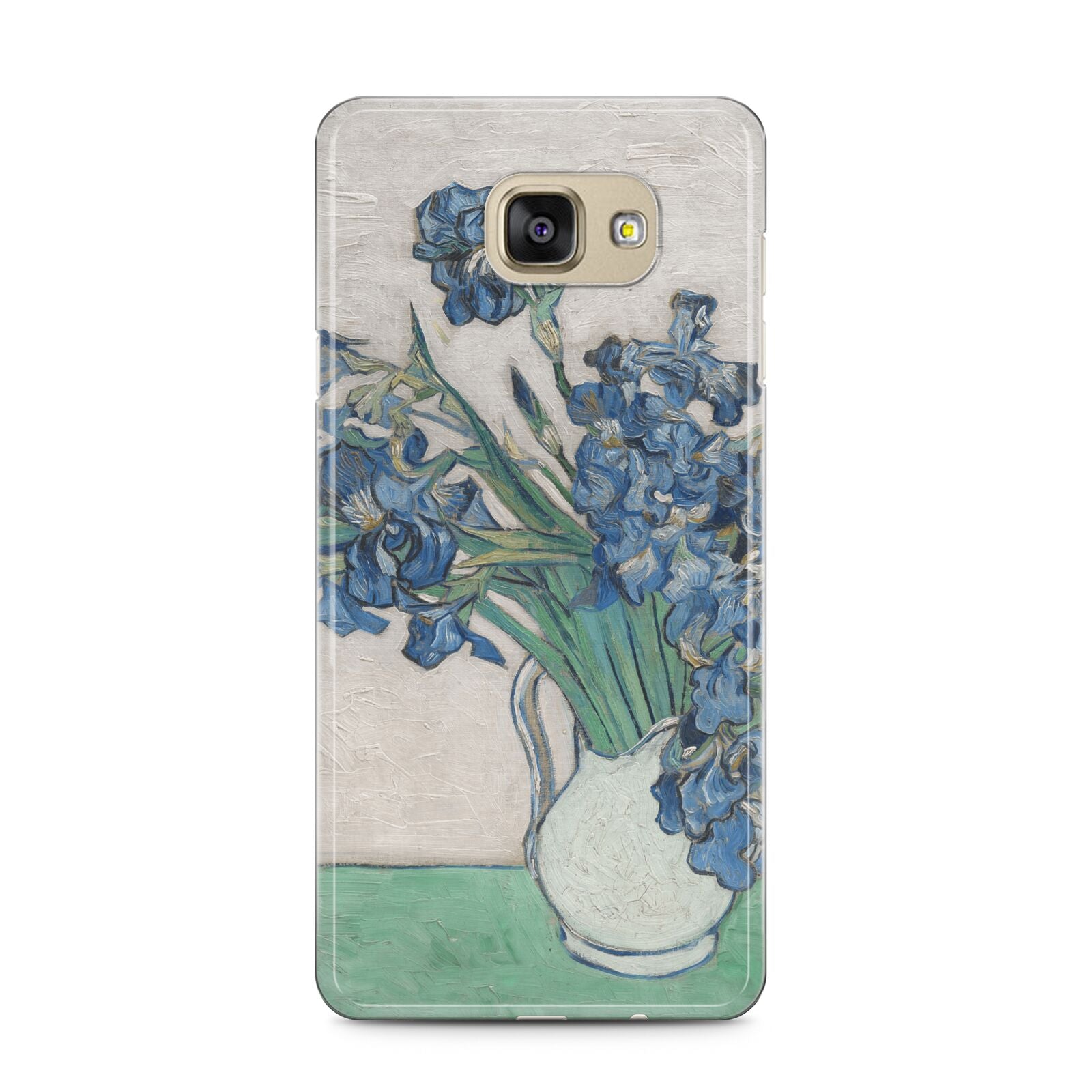 Irises By Vincent Van Gogh Samsung Galaxy A5 2016 Case on gold phone