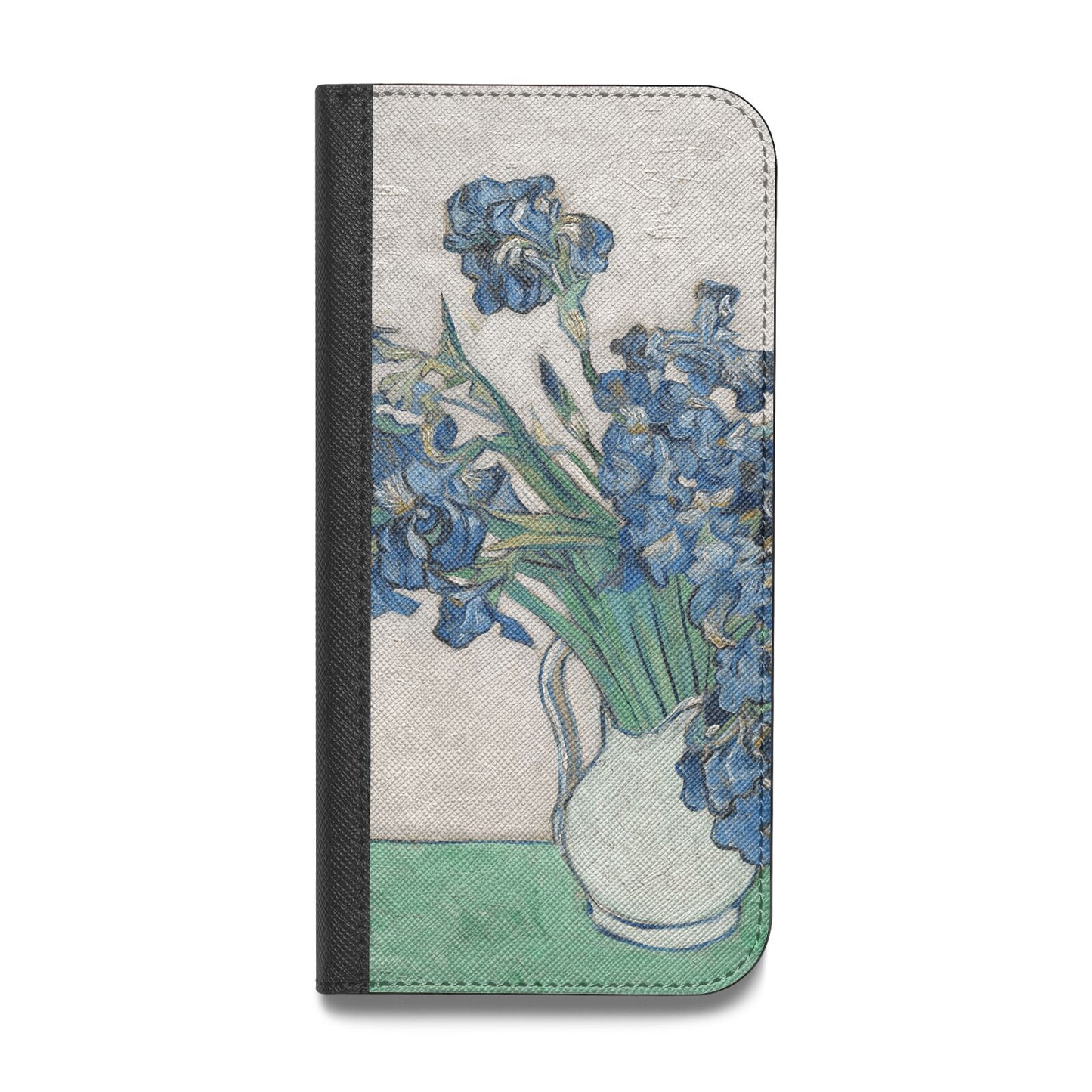 Irises By Vincent Van Gogh Vegan Leather Flip iPhone Case