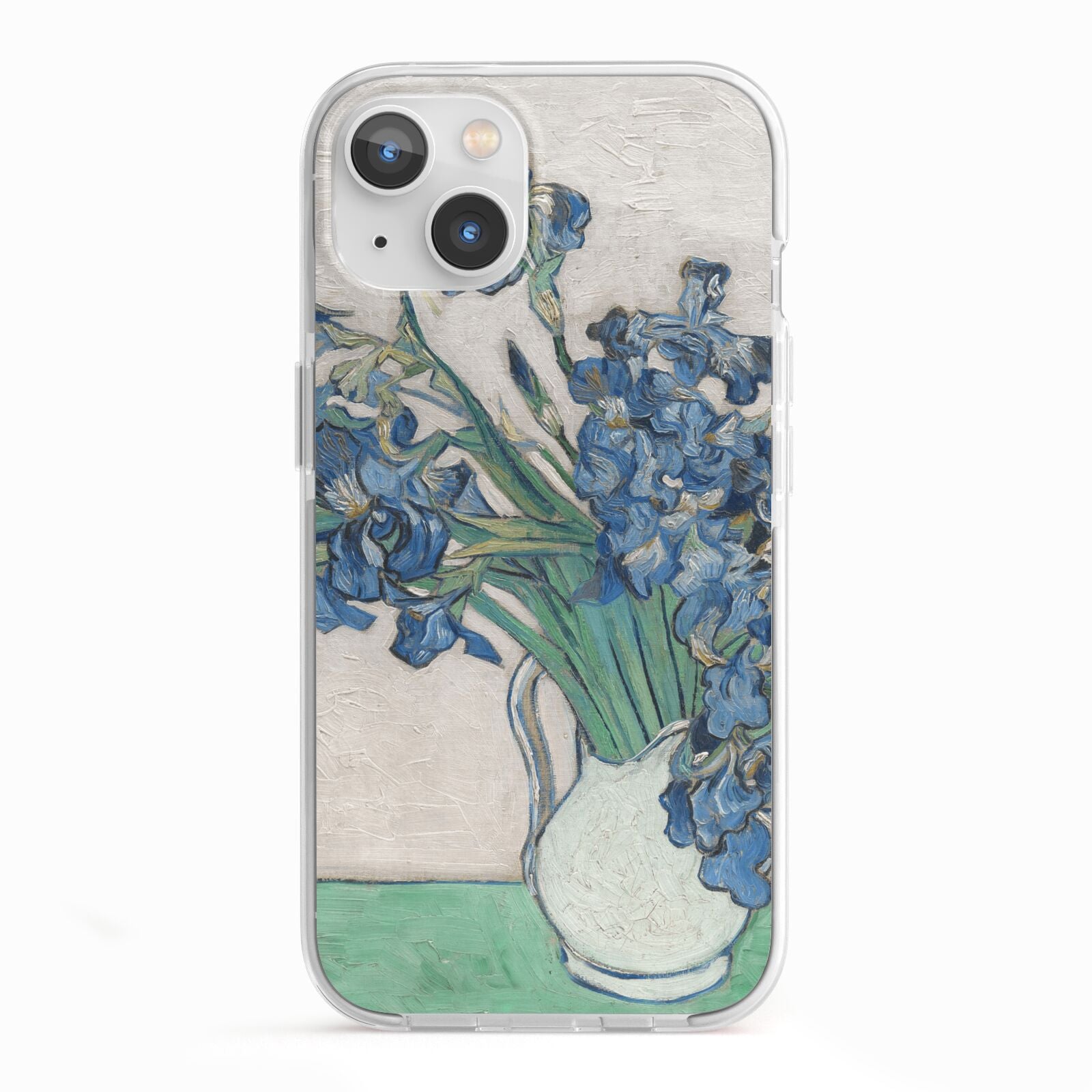 Irises By Vincent Van Gogh iPhone 13 TPU Impact Case with White Edges