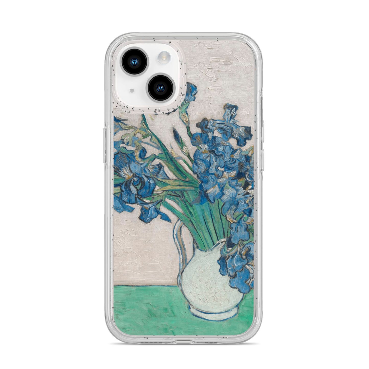 Irises By Vincent Van Gogh iPhone 14 Glitter Tough Case Starlight