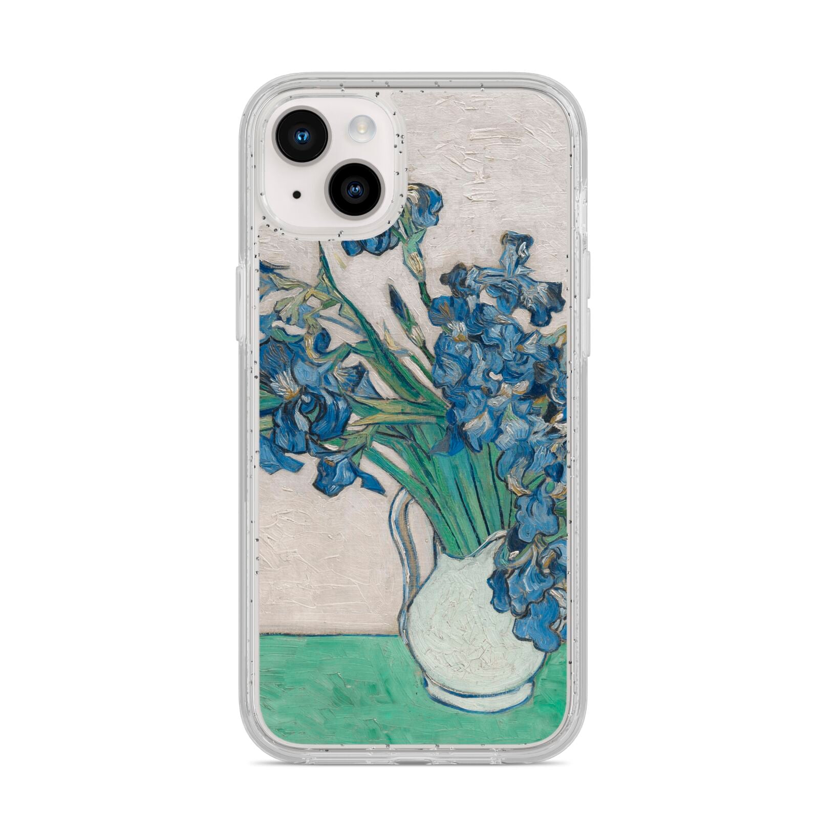 Irises By Vincent Van Gogh iPhone 14 Plus Glitter Tough Case Starlight