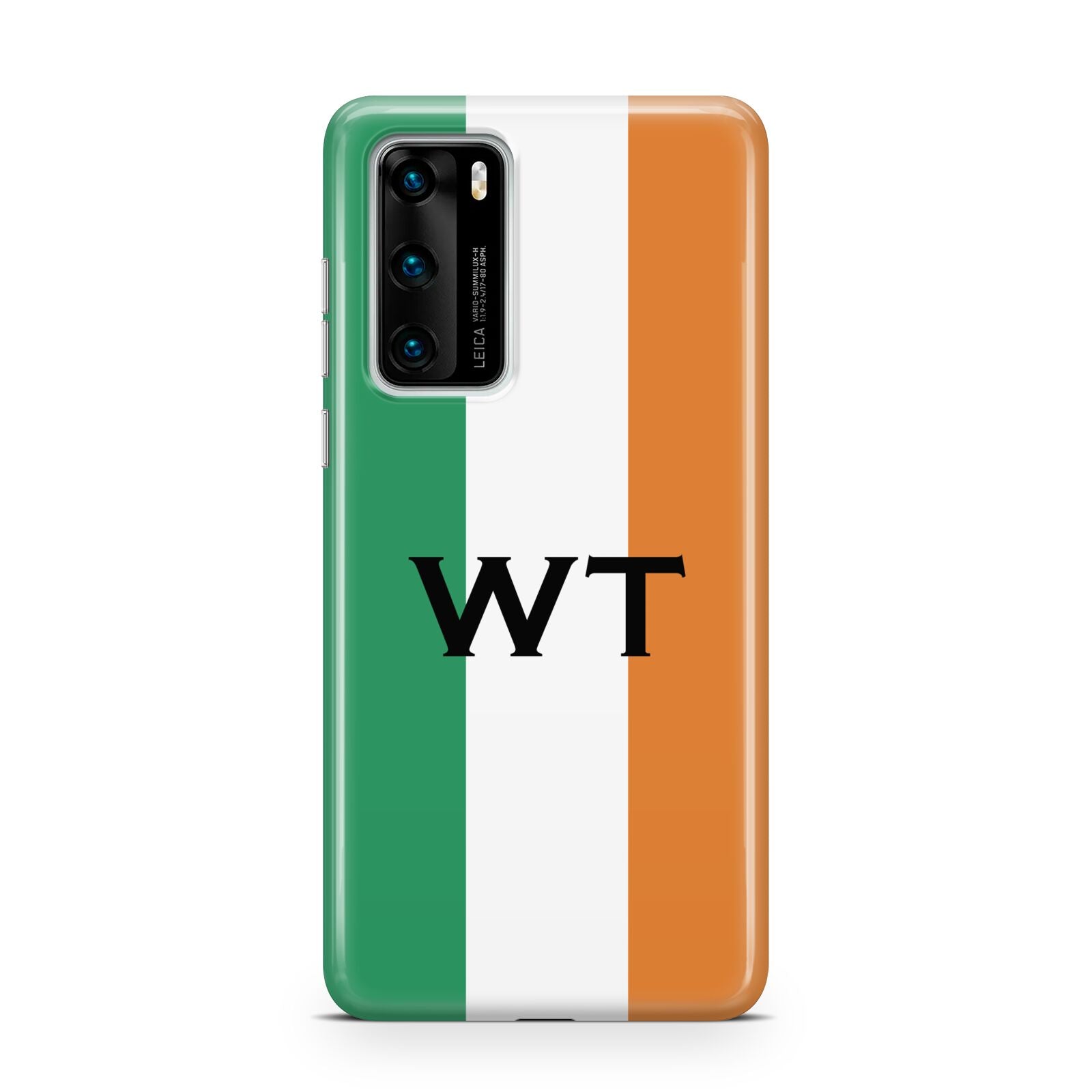 Irish Colours Personalised Initials Huawei P40 Phone Case