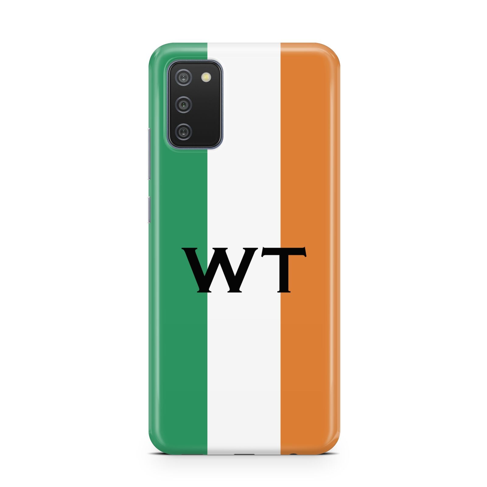 Irish Colours Personalised Initials Samsung A02s Case