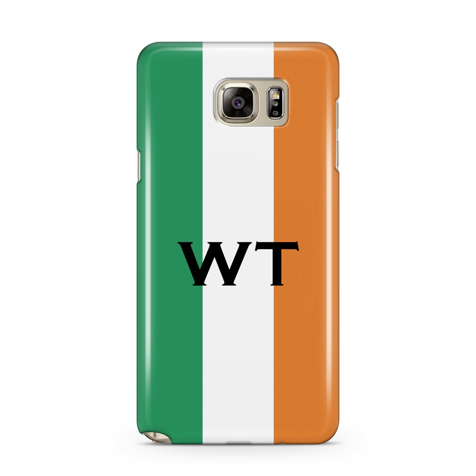 Irish Colours Personalised Initials Samsung Galaxy Note 5 Case