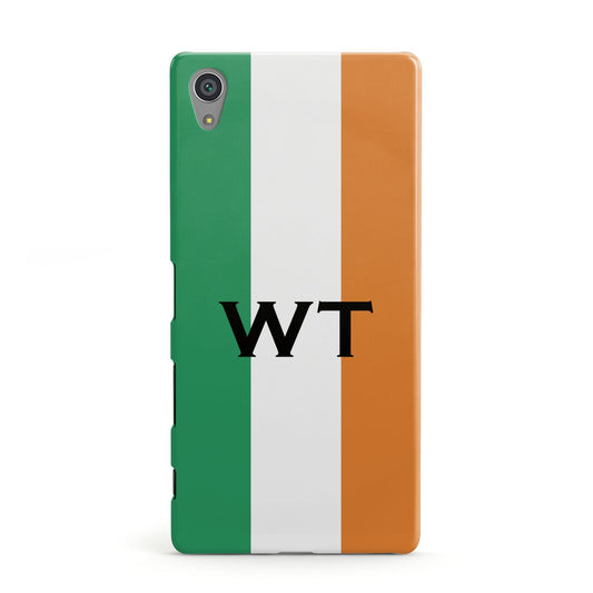 Irish Colours Personalised Initials Sony Xperia Case