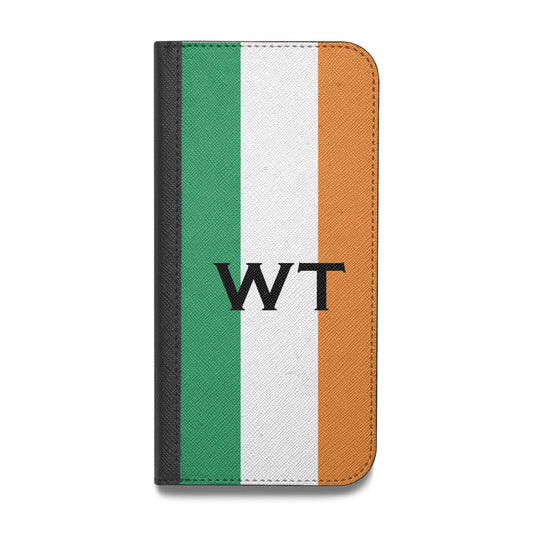 Irish Colours Personalised Initials Vegan Leather Flip iPhone Case