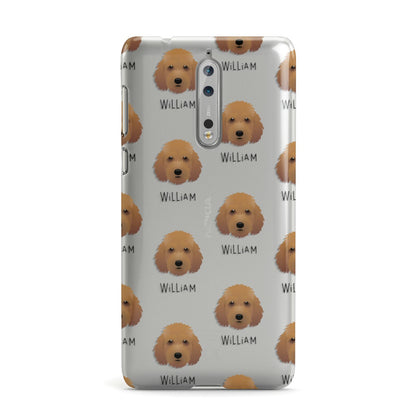 Irish Doodle Icon with Name Nokia Case