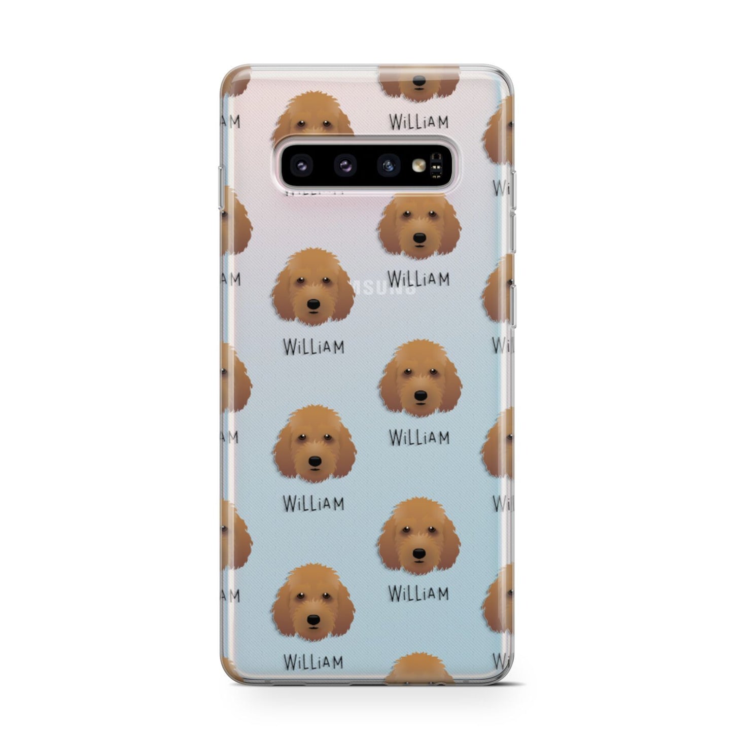 Irish Doodle Icon with Name Samsung Galaxy S10 Case