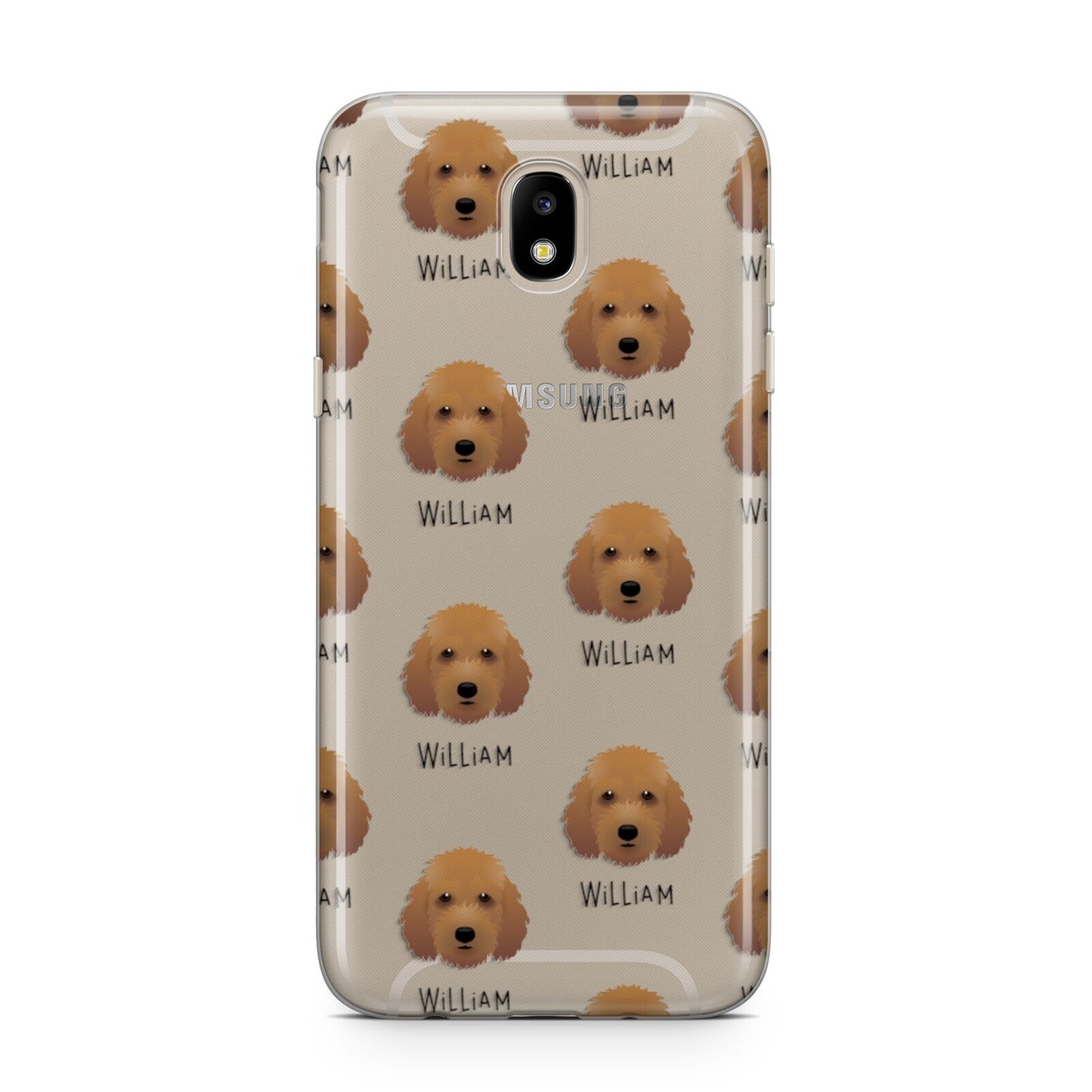 Irish Doodle Icon with Name Samsung J5 2017 Case