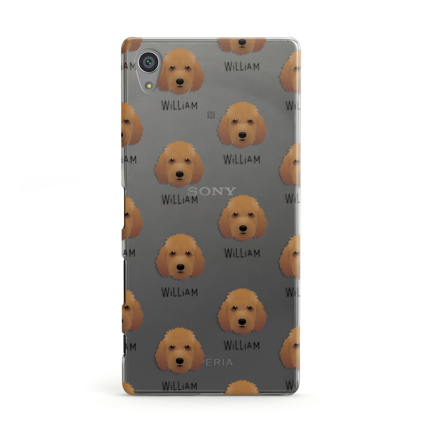 Irish Doodle Icon with Name Sony Xperia Case