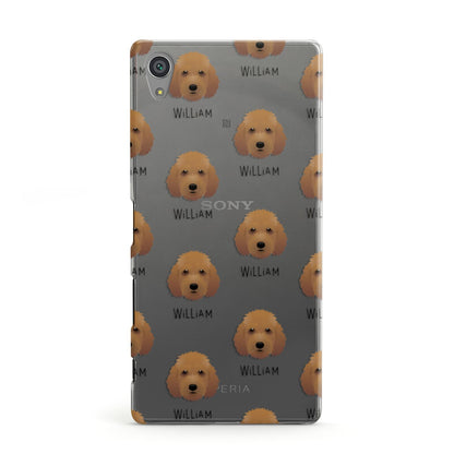 Irish Doodle Icon with Name Sony Xperia Case