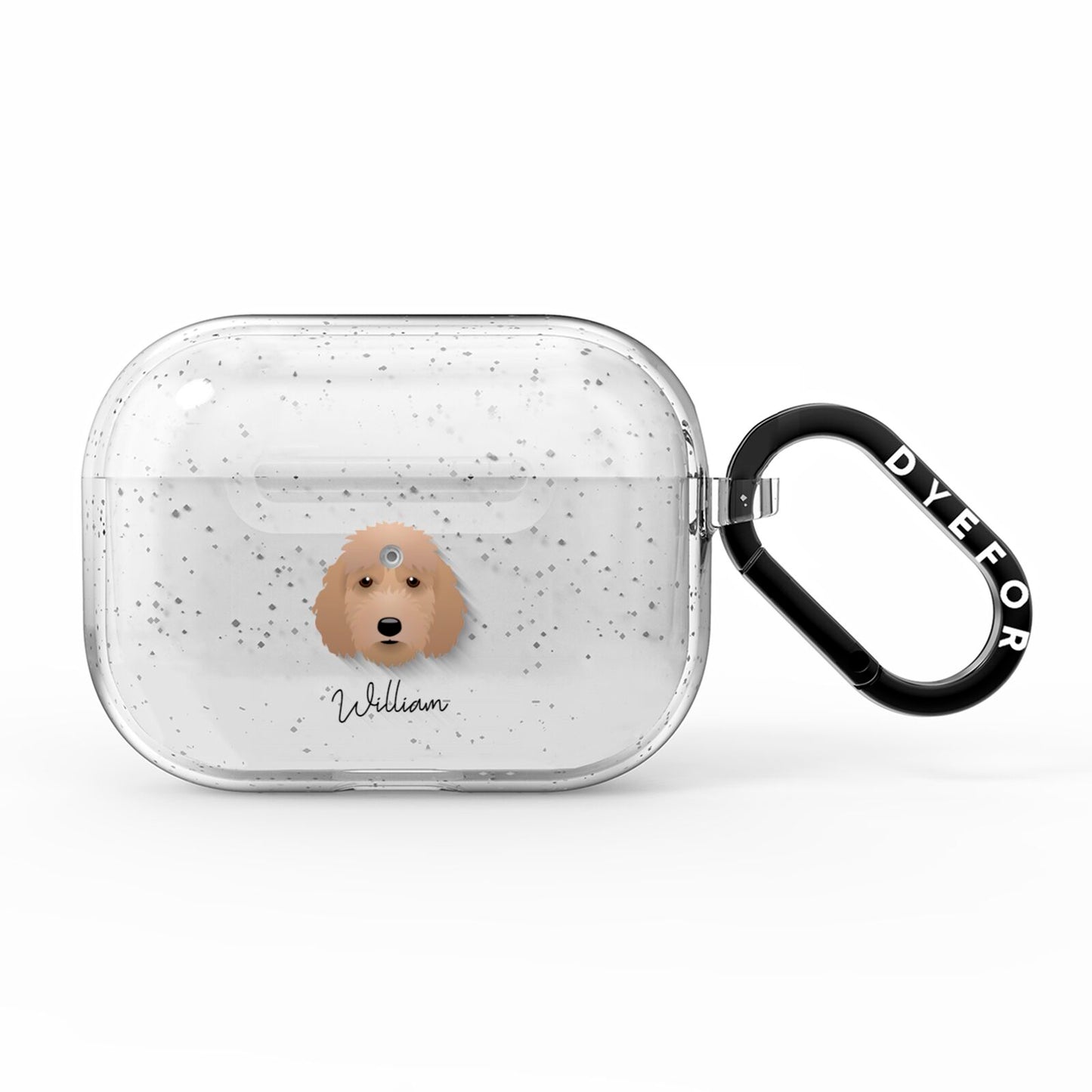 Irish Doodle Personalised AirPods Pro Glitter Case