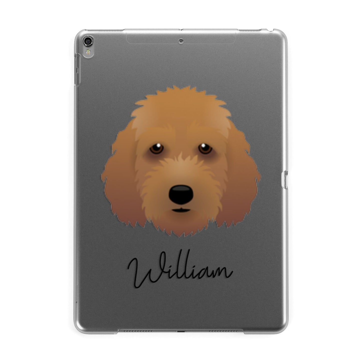 Irish Doodle Personalised Apple iPad Grey Case