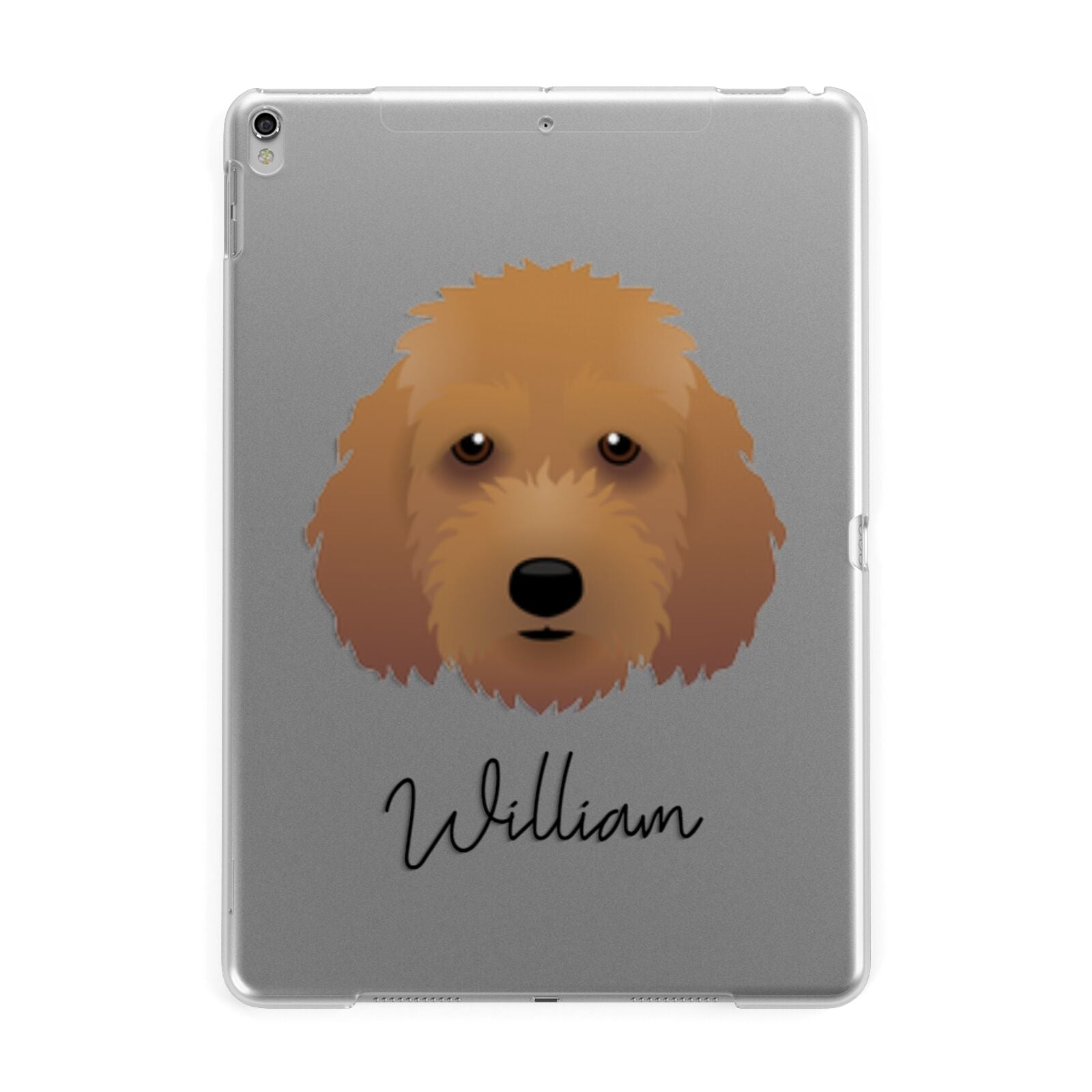 Irish Doodle Personalised Apple iPad Silver Case