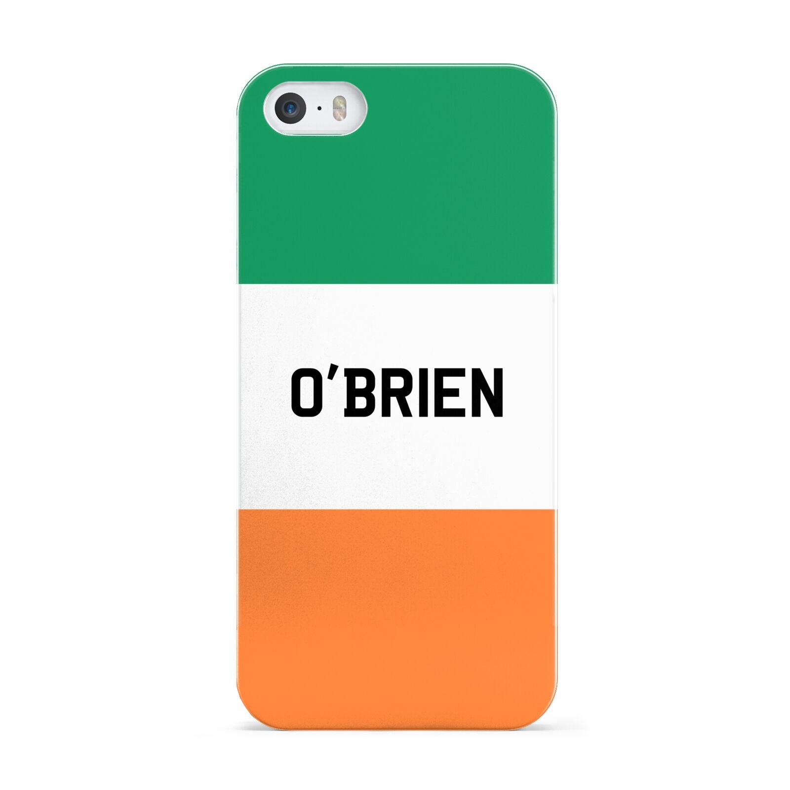 Irish Flag Personalised Name Apple iPhone 5 Case