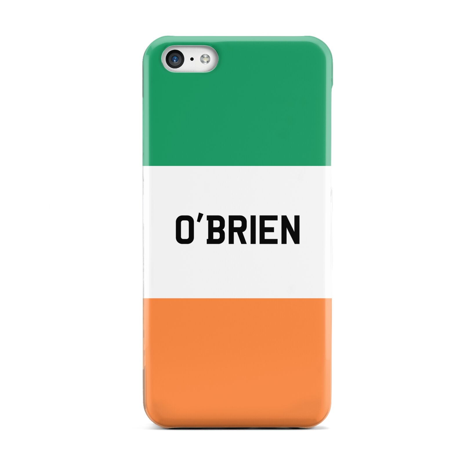 Irish Flag Personalised Name Apple iPhone 5c Case