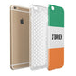 Irish Flag Personalised Name Apple iPhone 6 Plus 3D Tough Case Expand Detail Image