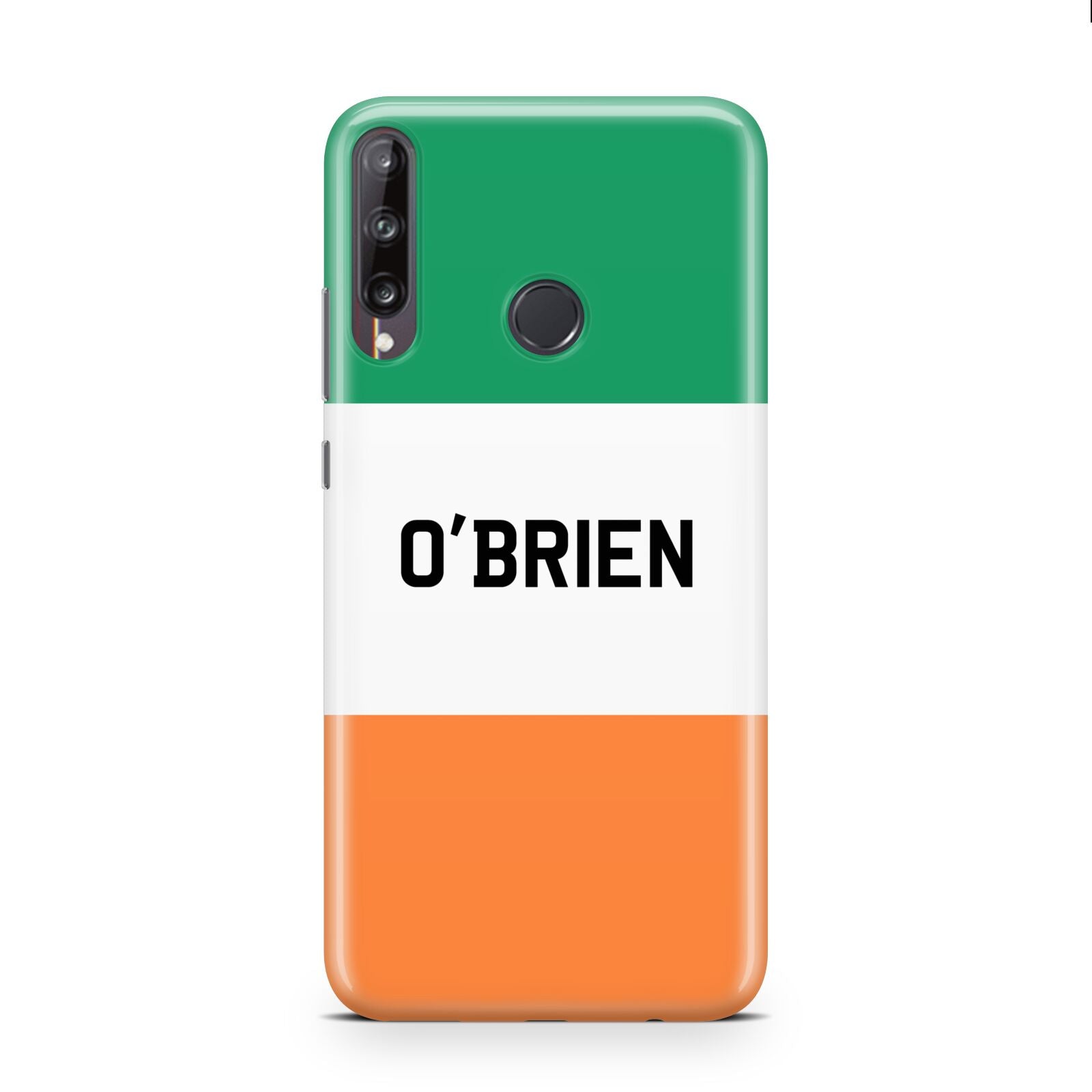 Irish Flag Personalised Name Huawei P40 Lite E Phone Case