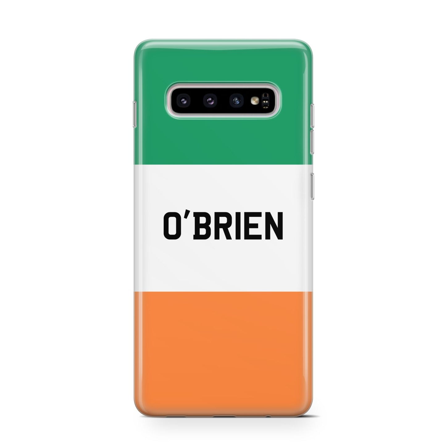 Irish Flag Personalised Name Protective Samsung Galaxy Case