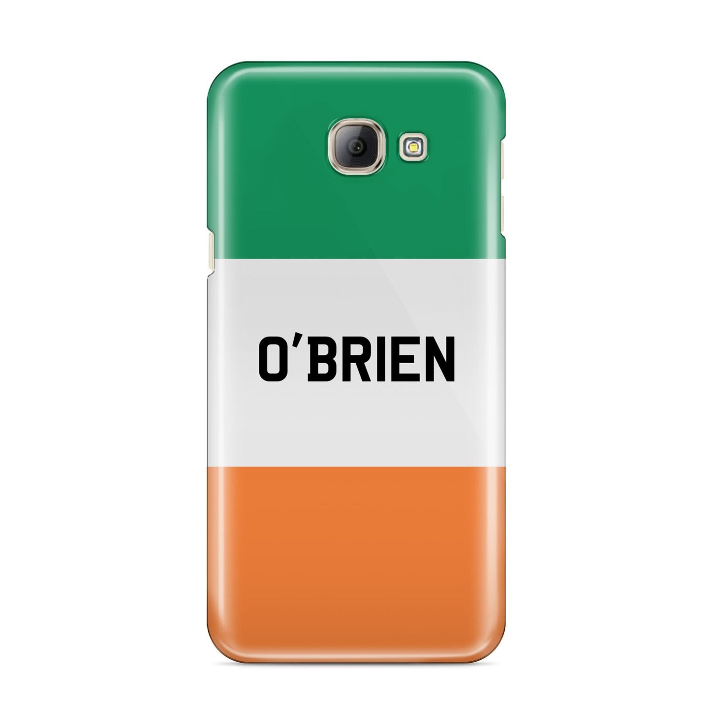 Irish Flag Personalised Name Samsung Galaxy A8 2016 Case