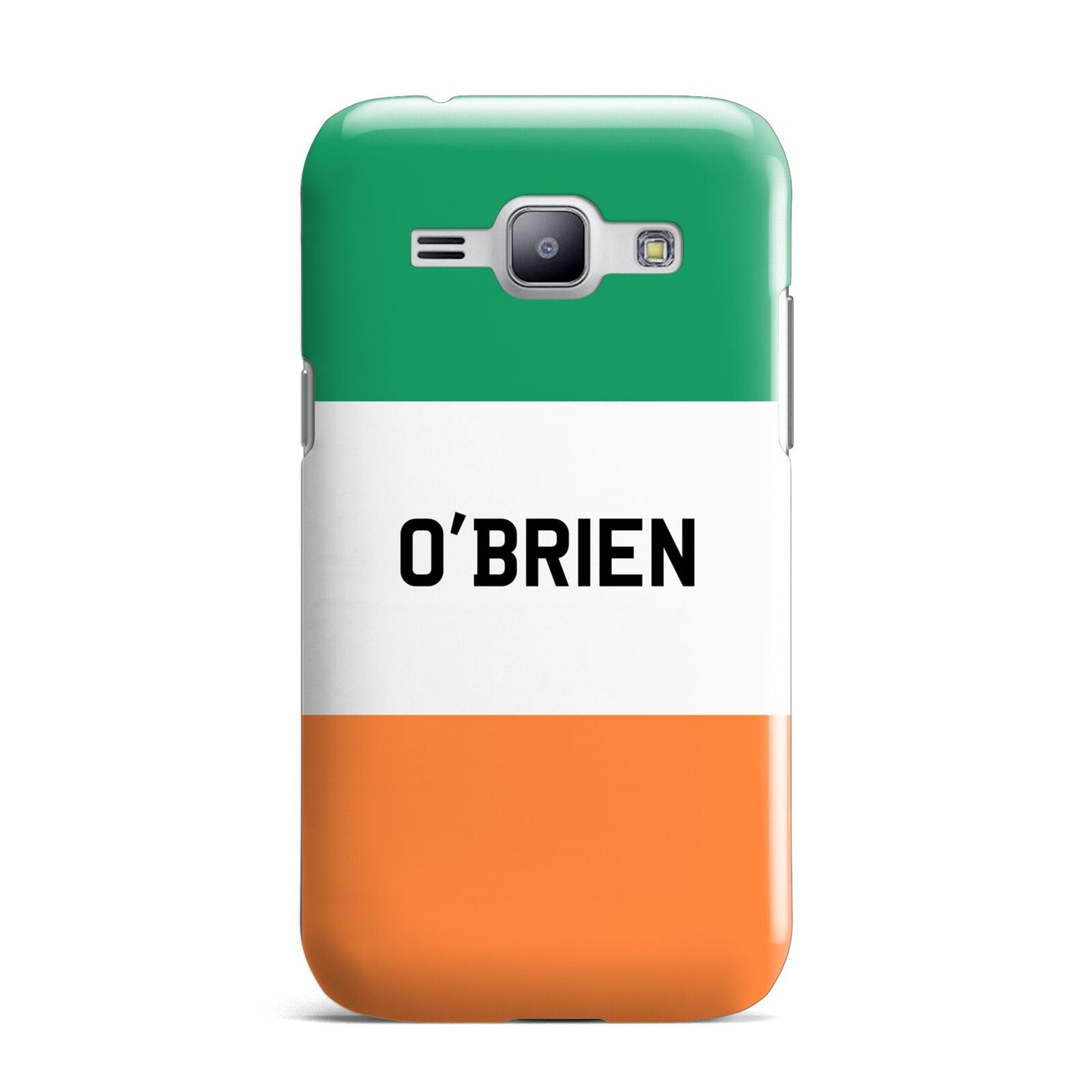 Irish Flag Personalised Name Samsung Galaxy J1 2015 Case