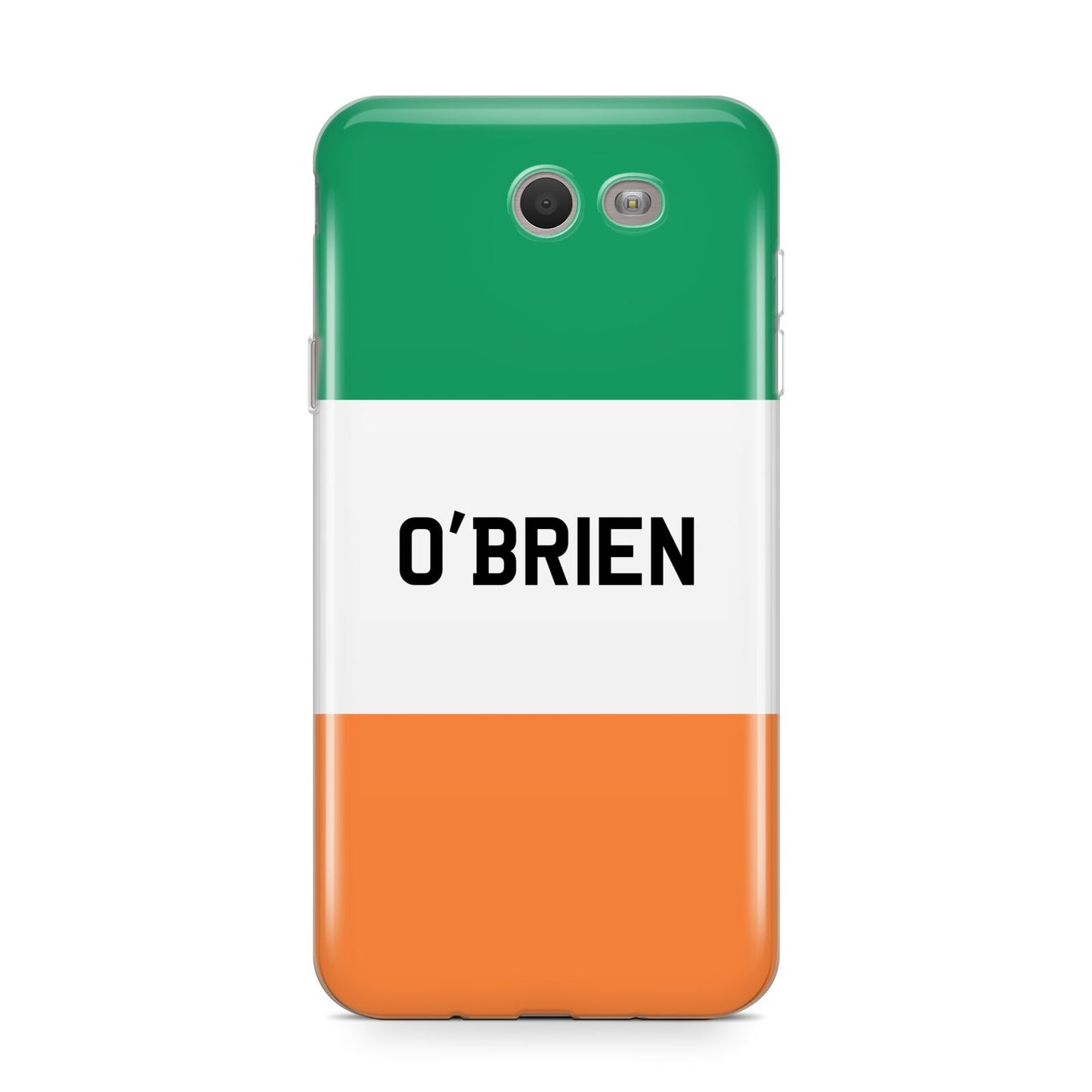 Irish Flag Personalised Name Samsung Galaxy J7 2017 Case