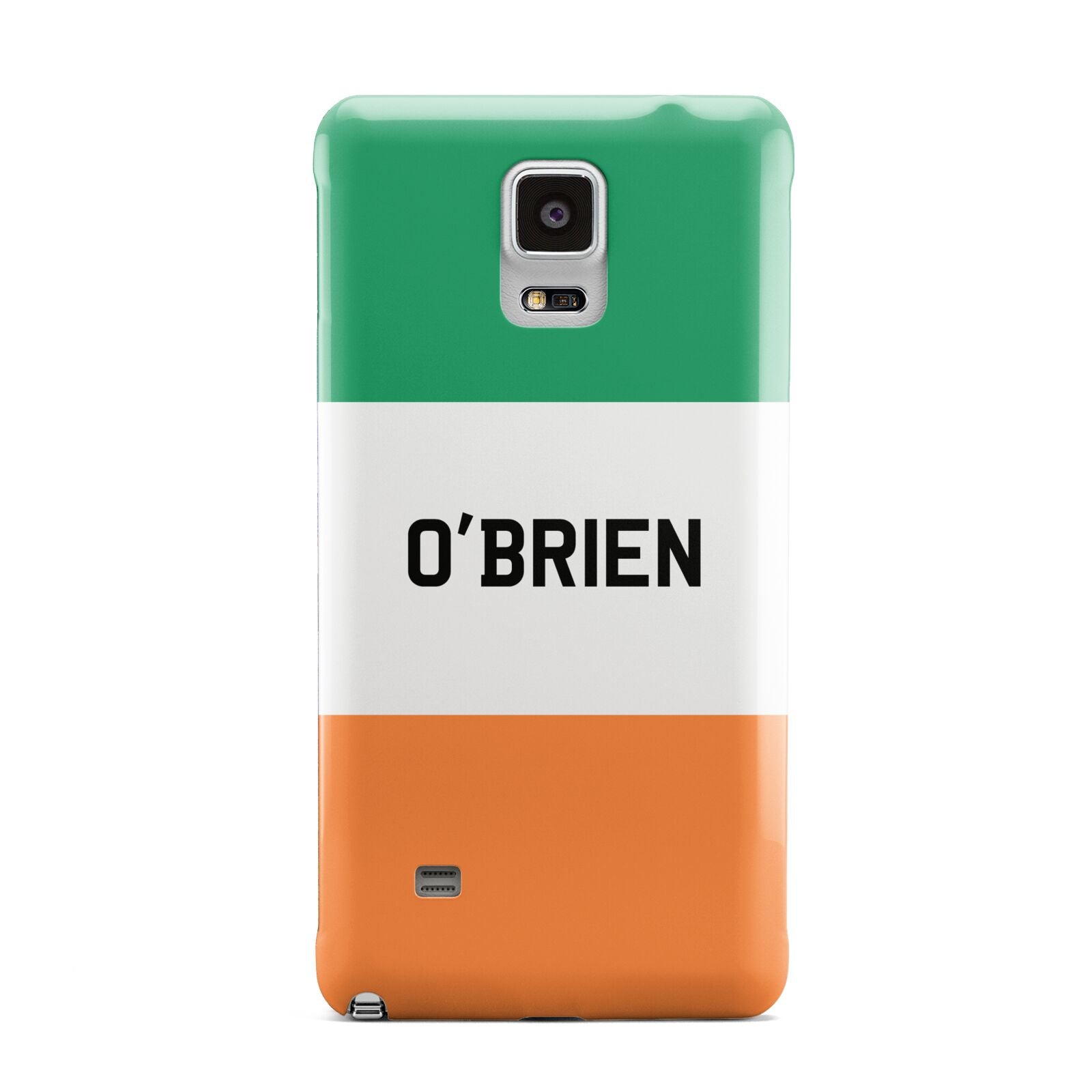 Irish Flag Personalised Name Samsung Galaxy Note 4 Case