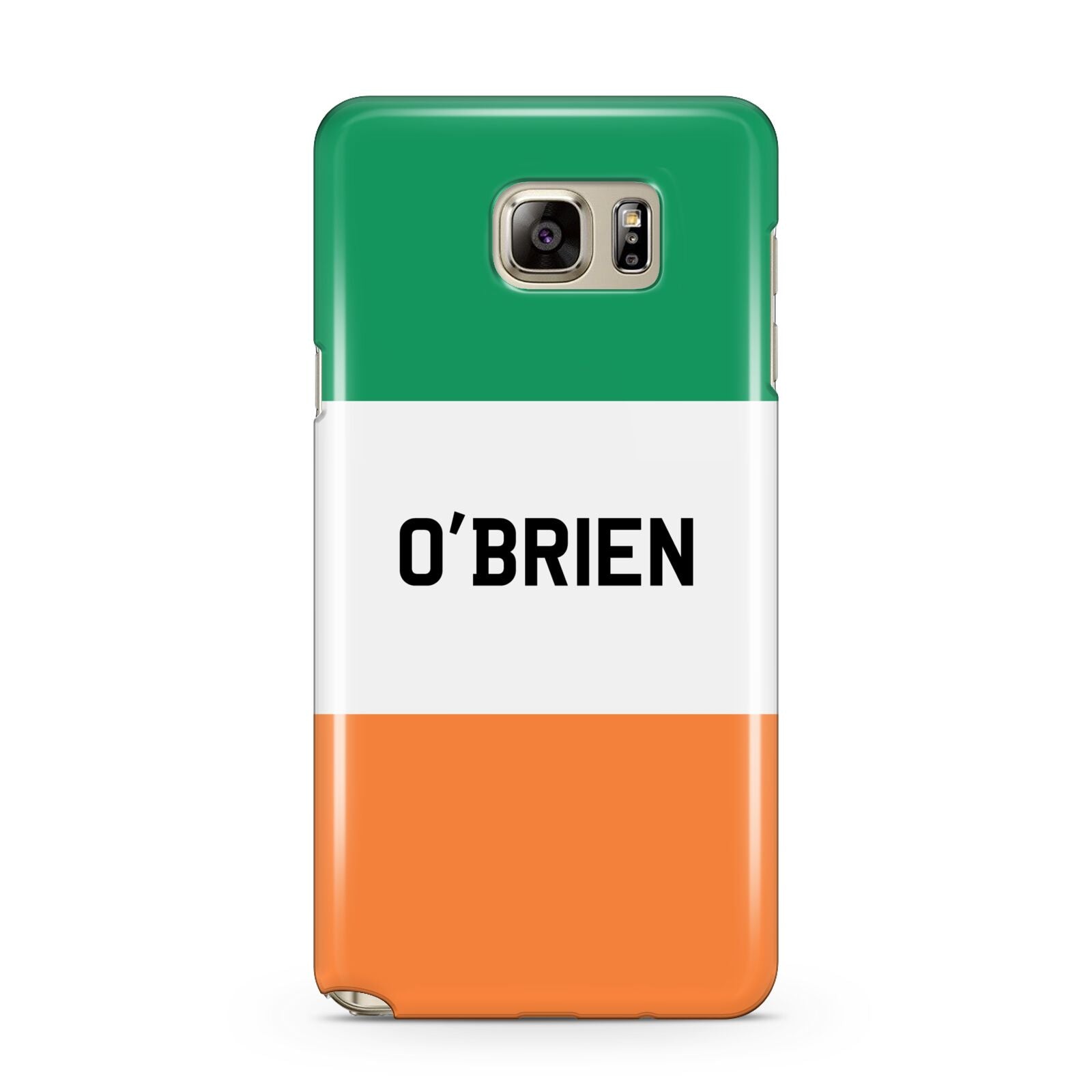 Irish Flag Personalised Name Samsung Galaxy Note 5 Case