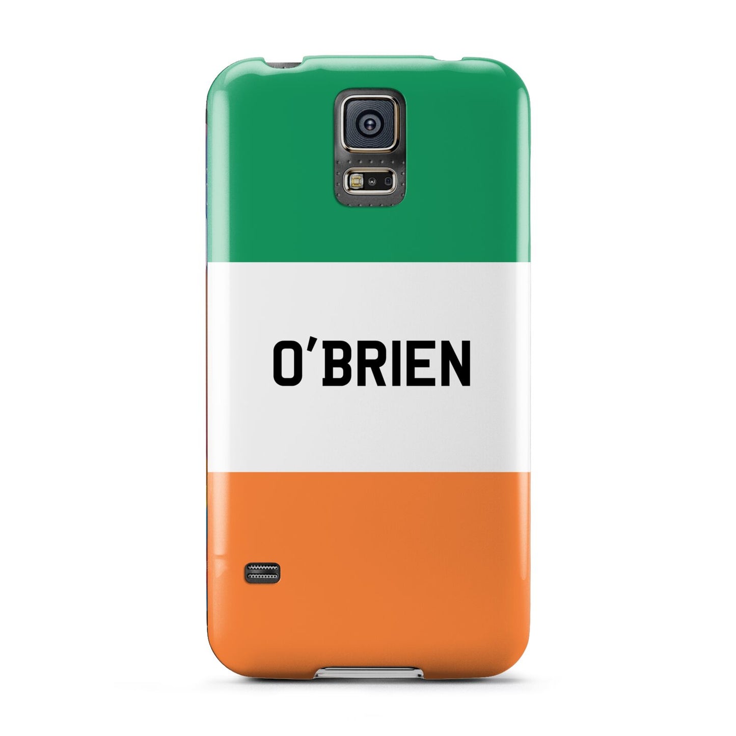 Irish Flag Personalised Name Samsung Galaxy S5 Case