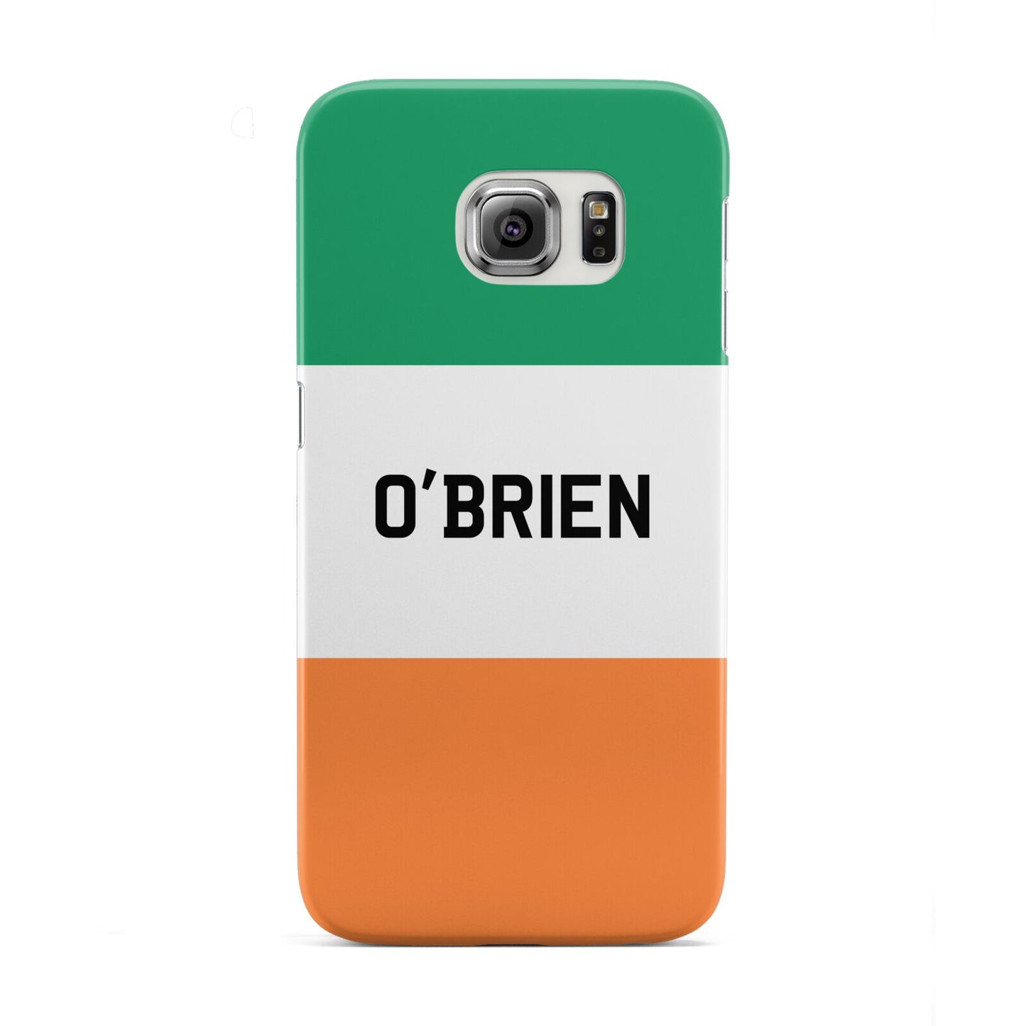 Irish Flag Personalised Name Samsung Galaxy S6 Edge Case