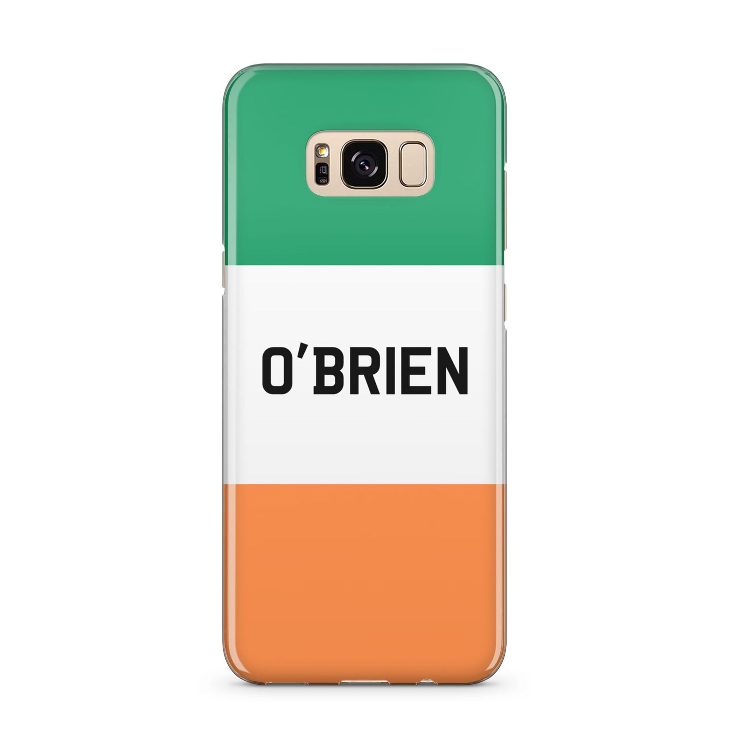 Irish Flag Personalised Name Samsung Galaxy S8 Plus Case