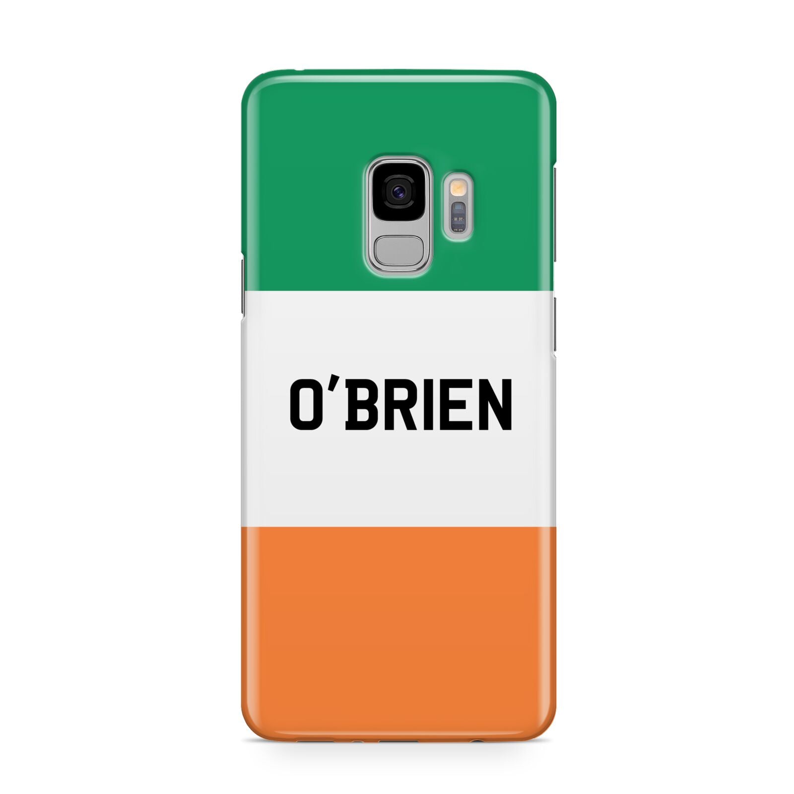 Irish Flag Personalised Name Samsung Galaxy S9 Case